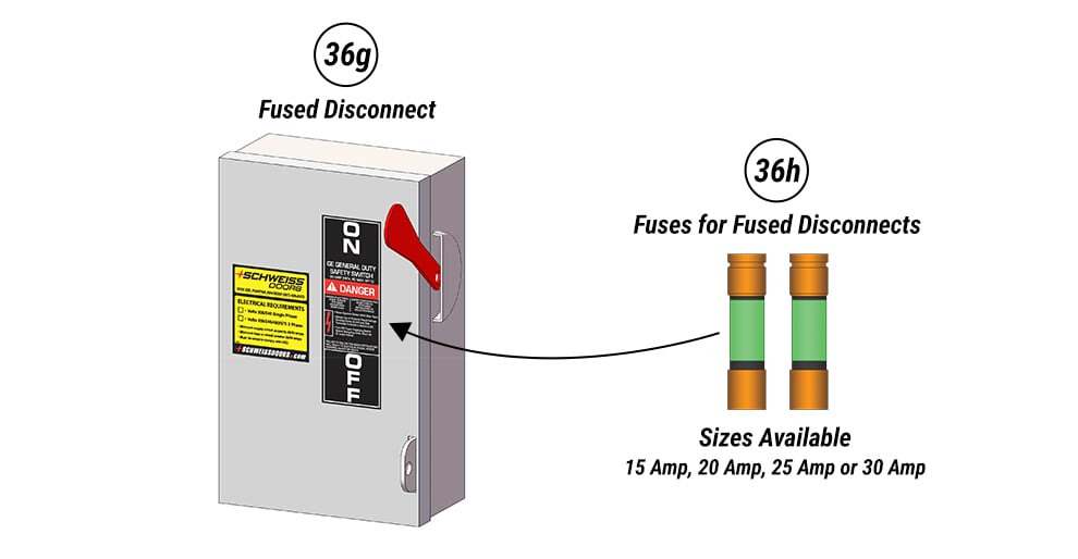 Fused Disconnect for Schweiss Marine Doors