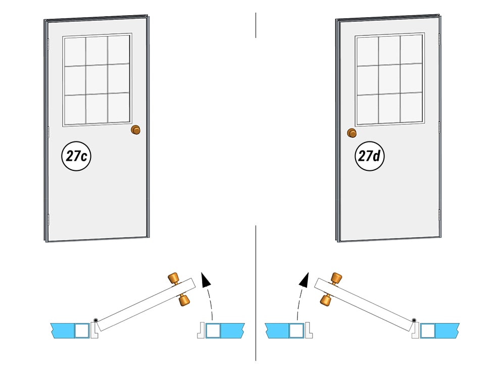 Windowed Walk-through Door for your Schweiss Aircraft Hangar Doors