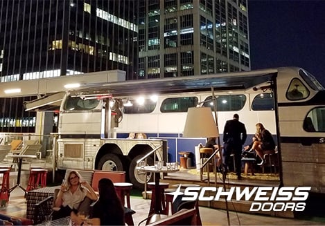 Schweiss Hydraulic Doors Dazzle in the NightLife