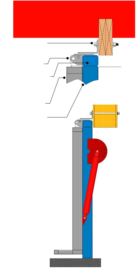 Outside Mount doors lose no headroom with more clearance