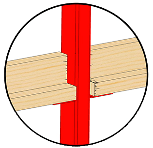 Wood connections can't survive heavy windloads