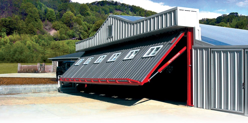 External Truss Door -- Schweiss Hydraulic Doors