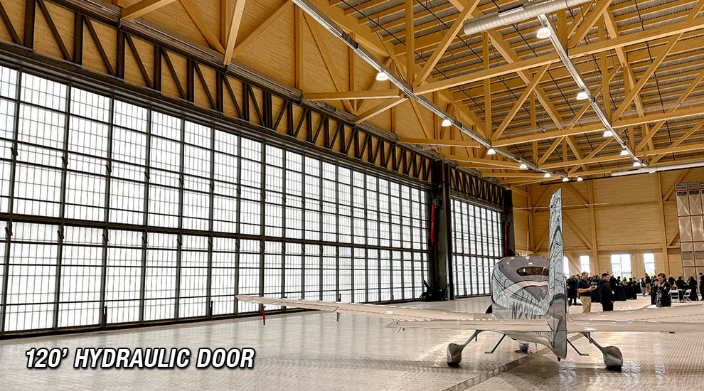 120ft Schweiss Hydraulic Door