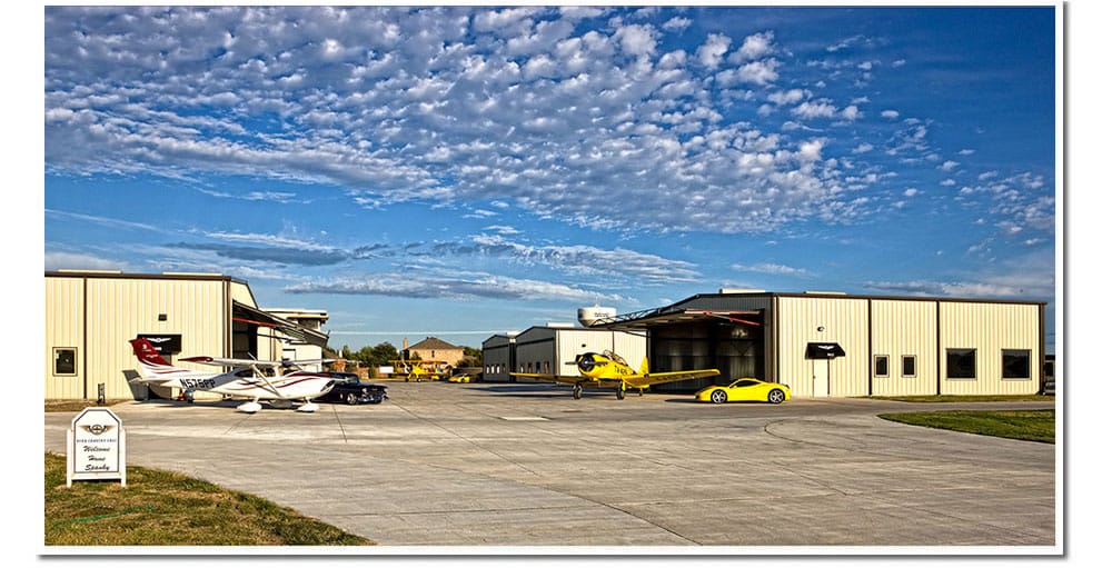 Schweiss hydraulic door spread through out Aero Country East