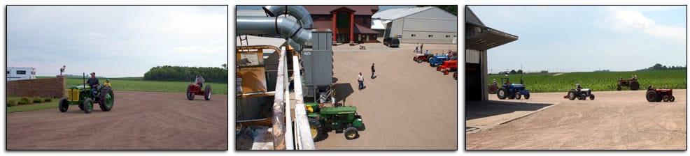 Tractors at Schweiss Doors