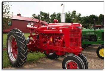 Farmall Tractor at Schweiss Doors