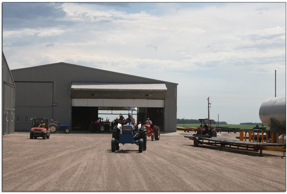 Big bifold Doors and Tractorcade