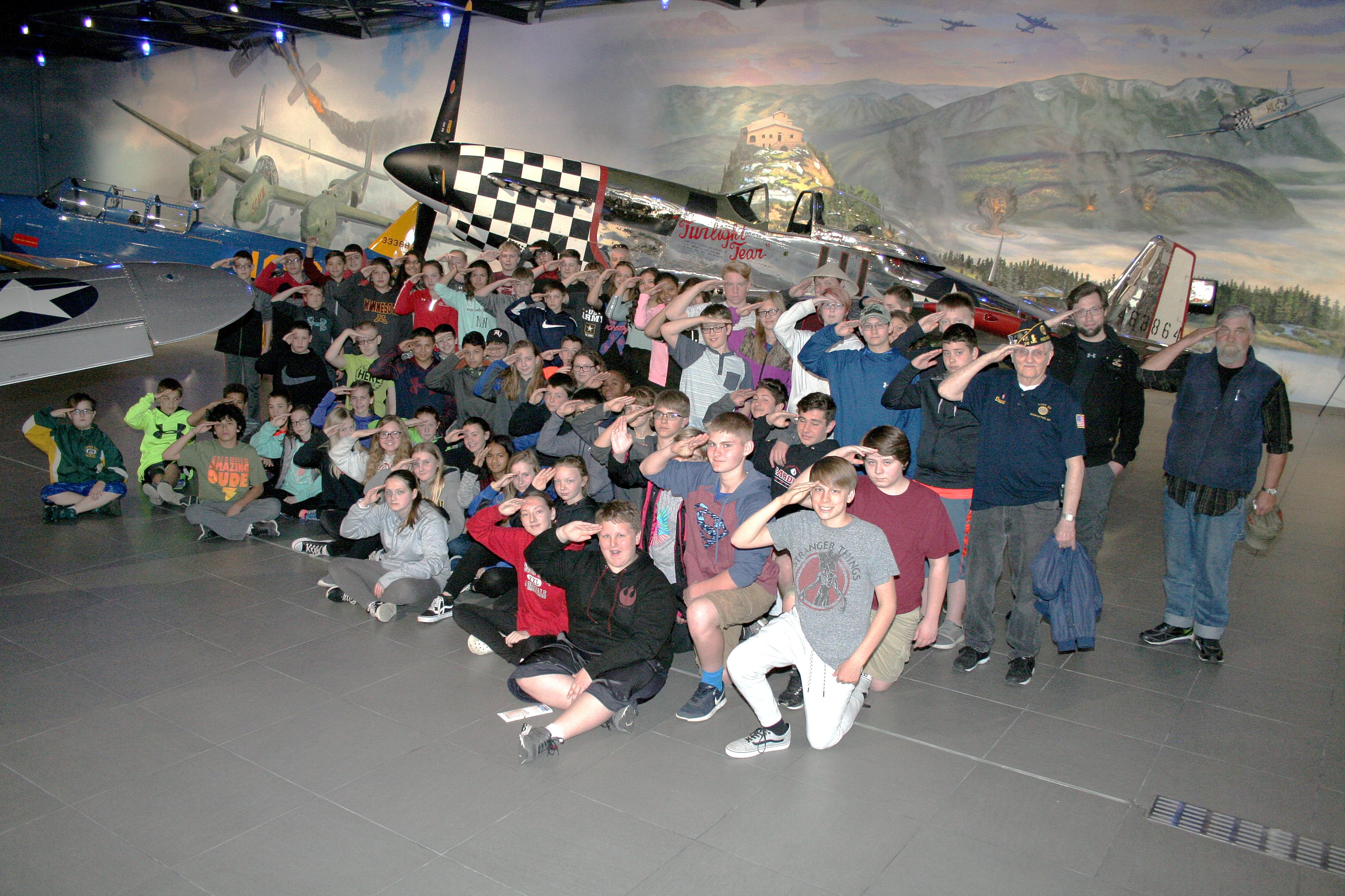 WW II Museum Tour -- Redwood Valley Middle School