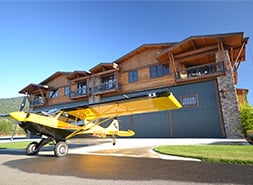 Airpark hangar doors