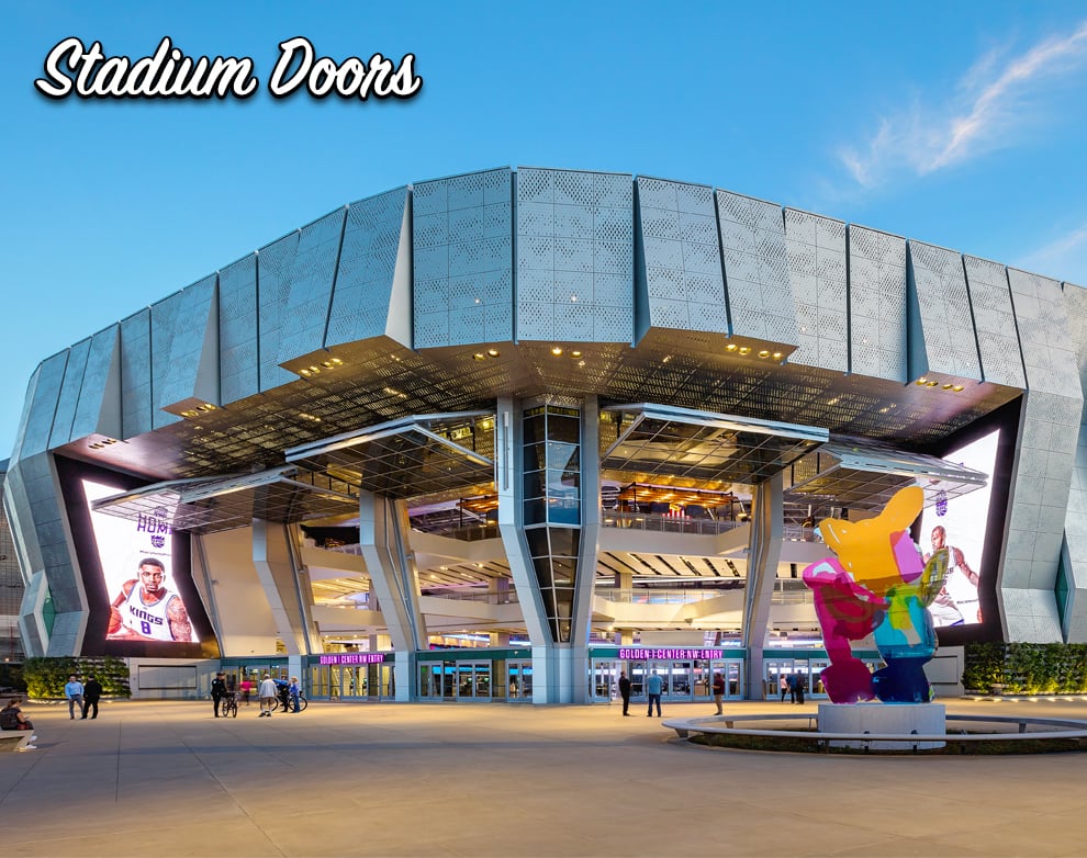 Schweiss Engineered Doors at NBA Stadium