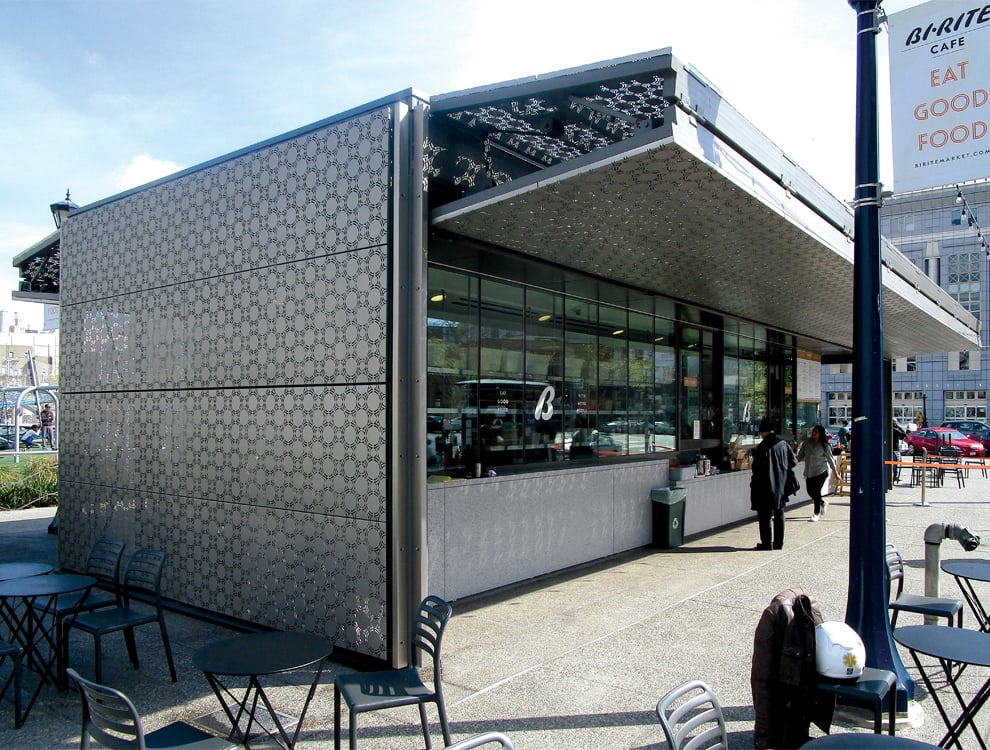 Schweiss Outdoor Cafe Doors in California