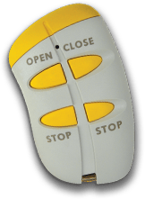 Schweiss remote control for opening and closing doors