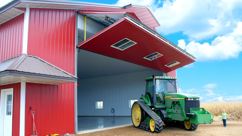 Schweiss Strap Agriculture Doors