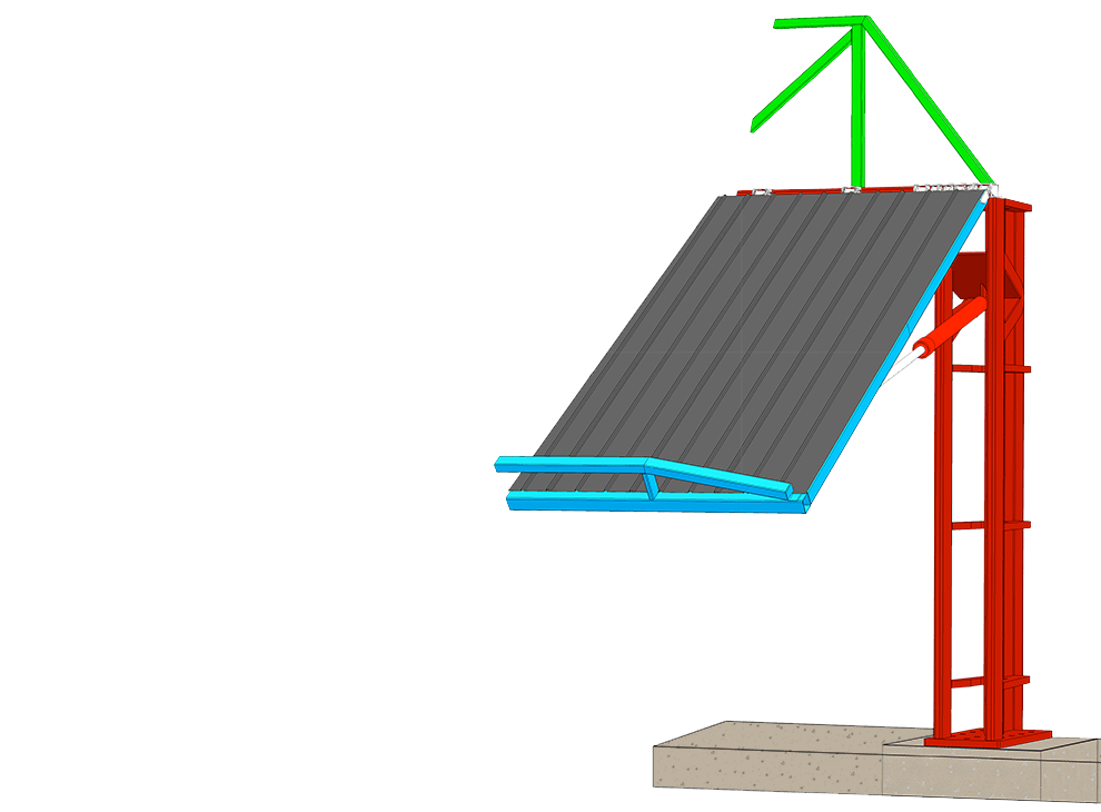 Self Supported Hydraulic Door Design