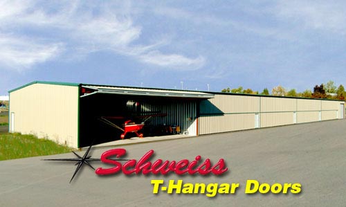 T-Hangars at an Airport