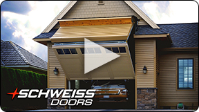 Hidden Bifold RV Garage Door by Schweiss Doors